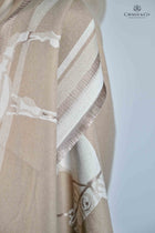 Light Brown & Cream Large Horse Wrap