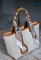 Long Equestrian themed Bag or hair twills