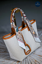 Long Equestrian themed Bag or hair twills