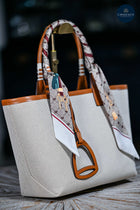 Long Equestrian themed Bag or hair twills