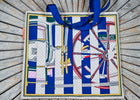 Carriage themed Material Tote bags
