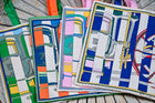 Carriage themed Material Tote bags
