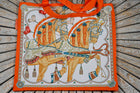 Horse in Harness Material Tote bags