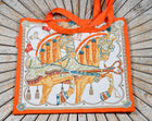 Horse in Harness Material Tote bags