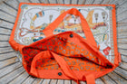 Horse in Harness Material Tote bags