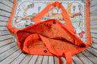 Horse in Harness Material Tote bags