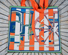Carriage themed Material Tote bags