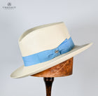 Miguel Cuenca Fedora Hat Blue band