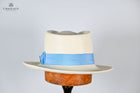 Miguel Cuenca Fedora Hat Blue band