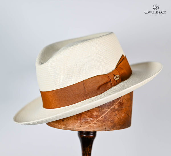 Miguel Cuenca Fedora Hat Tan band