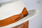 Miguel Cuenca Fedora Hat band - Tan