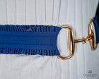 Wide Elastic Stretch belt with Equestrian Bit themed Buckle- One size