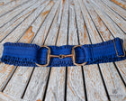 Wide Elastic Stretch belt with Equestrian Bit themed Buckle- One size