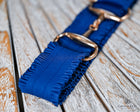 Wide Elastic Stretch belt with Equestrian Bit themed Buckle- One size
