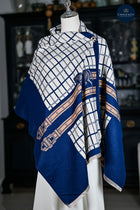 Equestrian Checkered Wrap - Available in 6 colors -Black, Caramel, Navy, Green, Grey, Pink