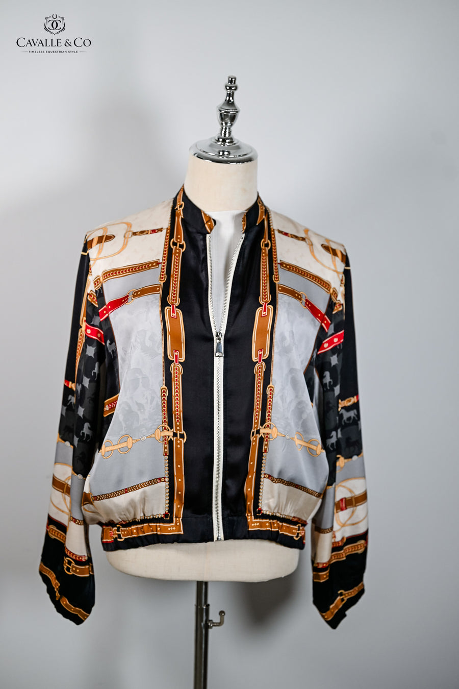 Flowing Zip-Up Jacket - Black