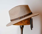 NOLAN- AUSTRALIAN WOOL FELT FEDORA - Bark