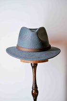 NOLAN- AUSTRALIAN WOOL FELT FEDORA - Charcoal