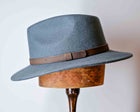 NOLAN- AUSTRALIAN WOOL FELT FEDORA - Charcoal