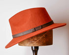 NOLAN - AUSTRALIAN WOOL FELT FEDORA - Ginger