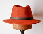 NOLAN - AUSTRALIAN WOOL FELT FEDORA - Ginger
