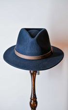 NOLAN- AUSTRALIAN WOOL FELT FEDORA - Navy