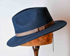 NOLAN- AUSTRALIAN WOOL FELT FEDORA - Navy