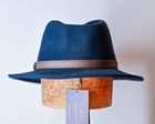 NOLAN - AUSTRALIAN WOOL FELT FEDORA- (Navy)