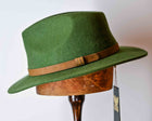NOLAN- AUSTRALIAN WOOL FELT FEDORA - Olive