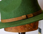 NOLAN- AUSTRALIAN WOOL FELT FEDORA - Olive