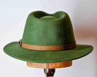 NOLAN- AUSTRALIAN WOOL FELT FEDORA - Olive