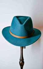 NOLAN- AUSTRALIAN WOOL FELT FEDORA - Teal