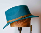 NOLAN- AUSTRALIAN WOOL FELT FEDORA - Teal