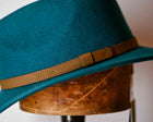 NOLAN- AUSTRALIAN WOOL FELT FEDORA - Teal