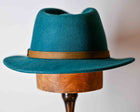 NOLAN- AUSTRALIAN WOOL FELT FEDORA - Teal