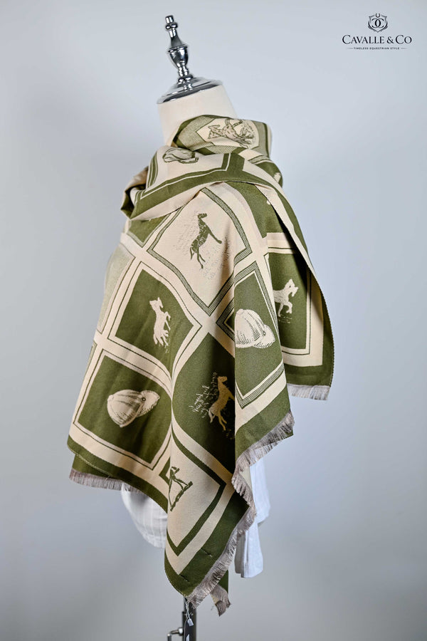Horses & Jockey Caps Soft Wraps