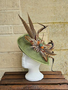 UK Feather Statement Raceday/Judges Fascinator