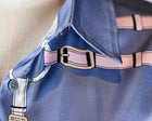 Horse Bits Long Sleeve Silk Shirt-Orange Grey Pink