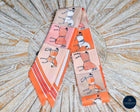 Silk Hair/Bag Twills Horse print-6 Colours