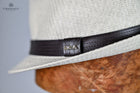 Scala Australia Paper Braid Trilby with Faux Leather Band