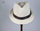 Scala Australia Paper Braid Trilby with Faux Leather Band