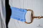Wide Elastic Stretch belt with Equestrian Bit themed Buckle- One size