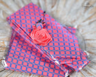 Pattern Tie Set- Includes Tie Matching pocket square, cuff links & lapel pin