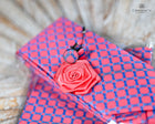Pattern Tie Set- Includes Tie Matching pocket square, cuff links & lapel pin