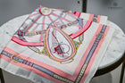 Harness tack themed scarf - Pink/Cream