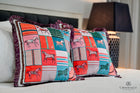 Luxury Velvet Equestrian Cushion including duck feather insert 40cm x40cm