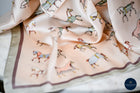 with & little rugged Horses Scarf - Pink/Mint/Green