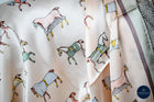 Pink & Mint green little rugged Horses Scarf