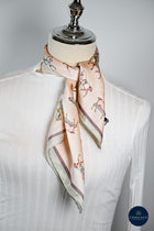 with & little rugged Horses Scarf - Pink/Mint/Green