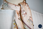 with & little rugged Horses Scarf - Pink/Mint/Green